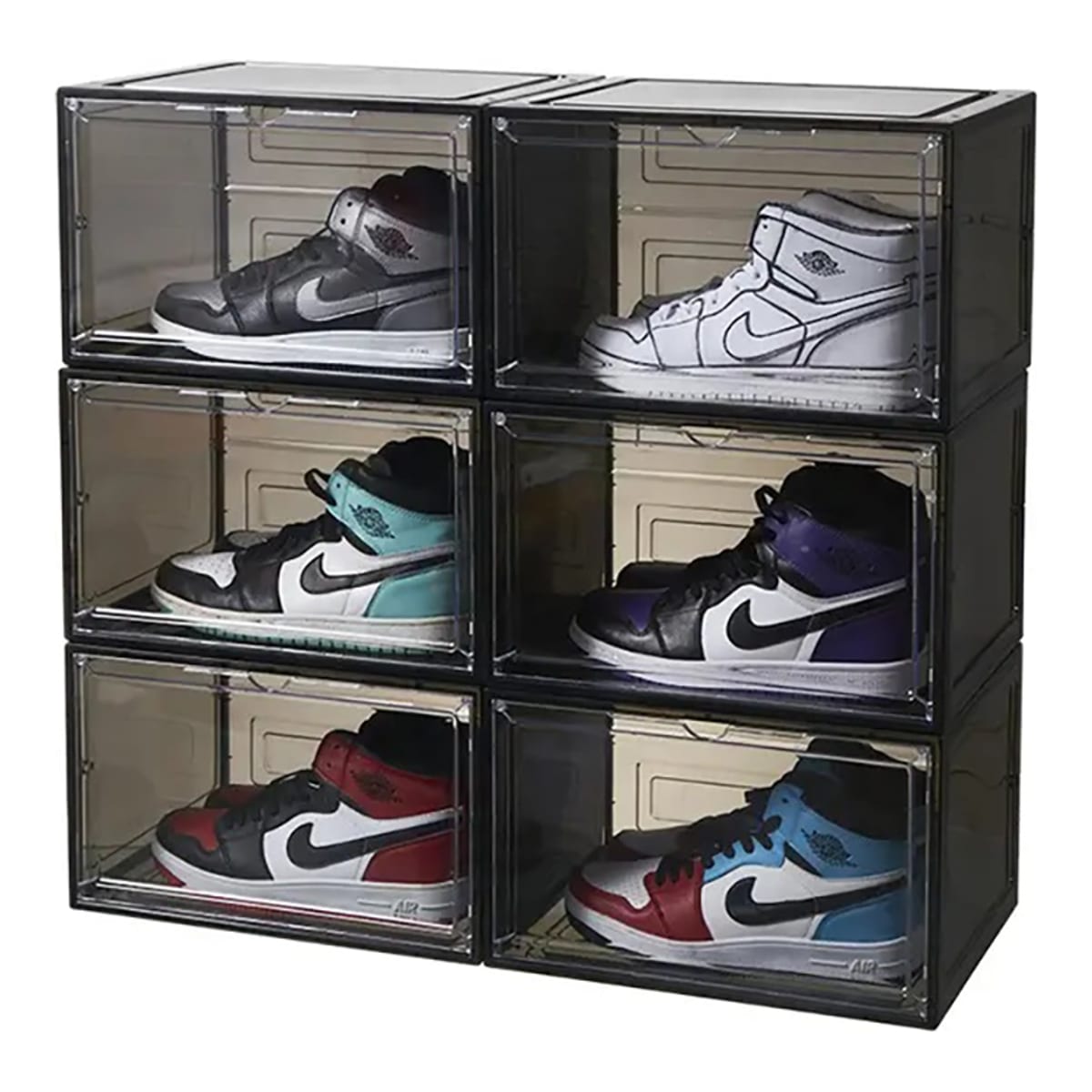 Zapatero transparente organizador zapatillas — imagen 3