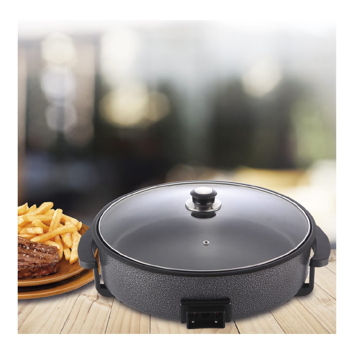 Paellera eléctrica de 1500W 36Ø 7cm profundidad — imagen 3
